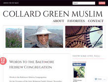 Tablet Screenshot of collardgreenmuslim.com